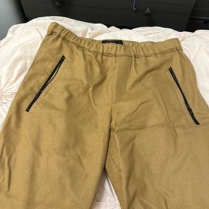 Rag & bone fleece brown pants size 2 size xs